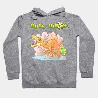 cute dinosaur spinosaurus Hoodie